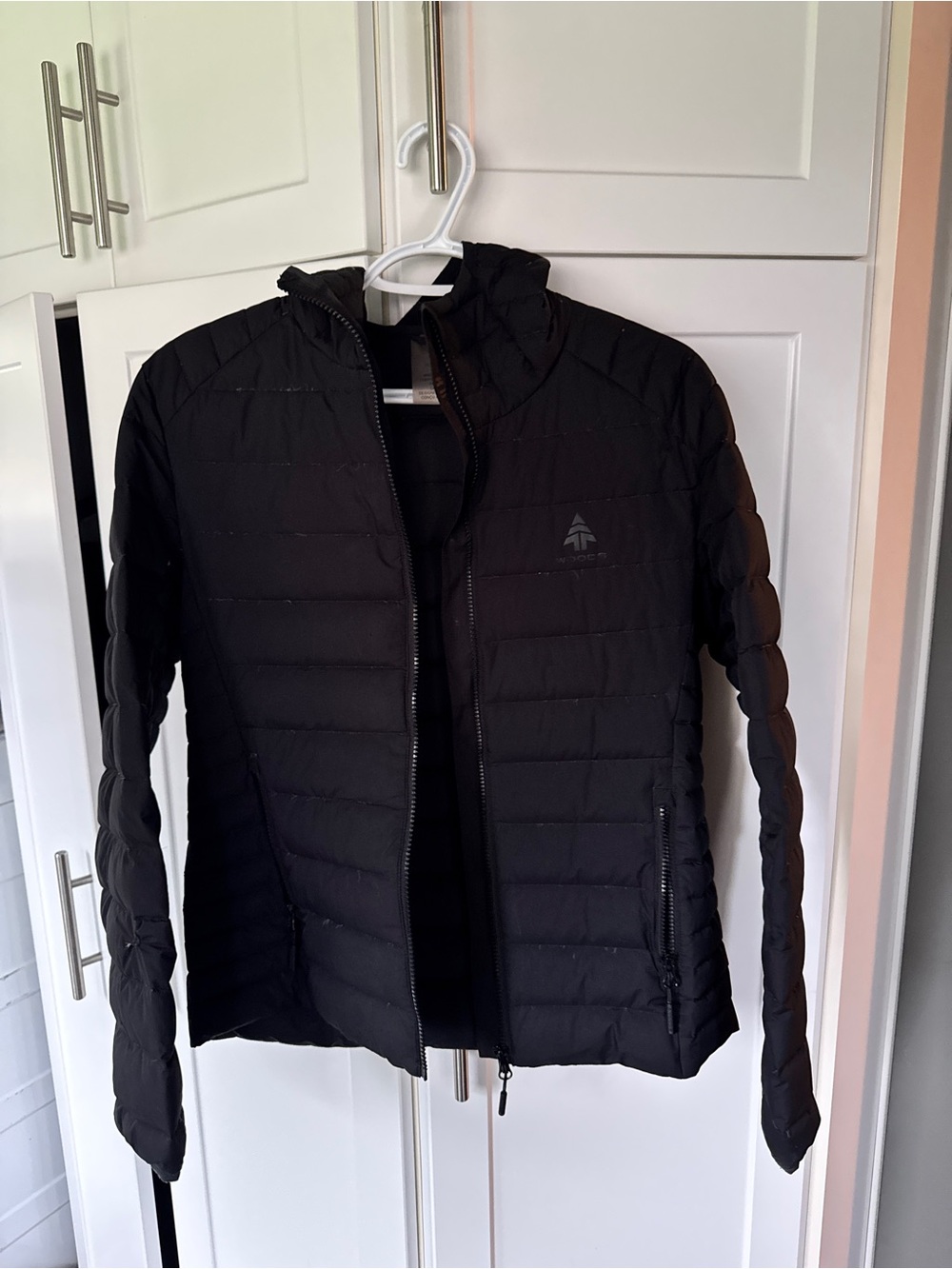Women’s Black Quilted Lightweight Puffer Jacket